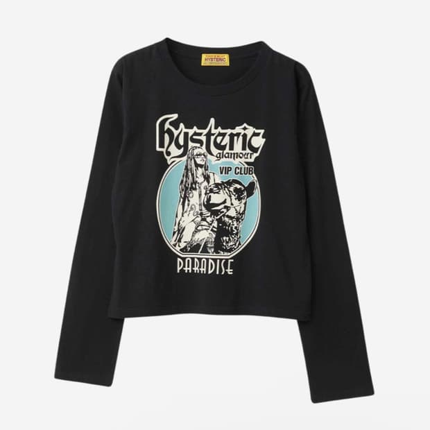 히스테릭글래머 vip클럽 숏 티셔츠