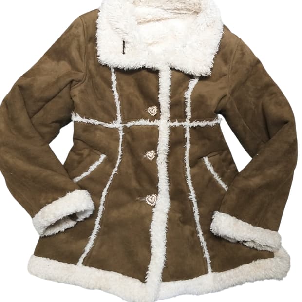 빈티지코트 라떼오네히메로맨틱갸루 캐캐체 핀터깔 펑크 로리타 헤이세이y2k