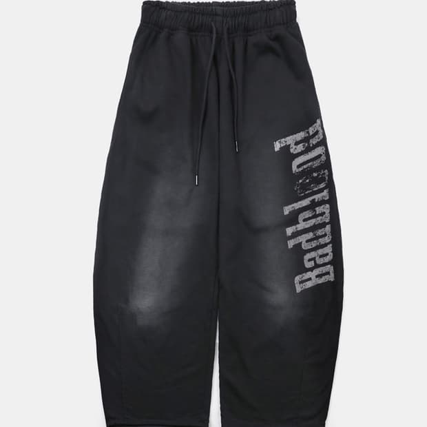 배드블러드 선 페이디드2 조거 블랙 M