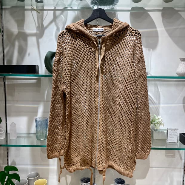 70’s 이세이미야케 knit zip hoodie