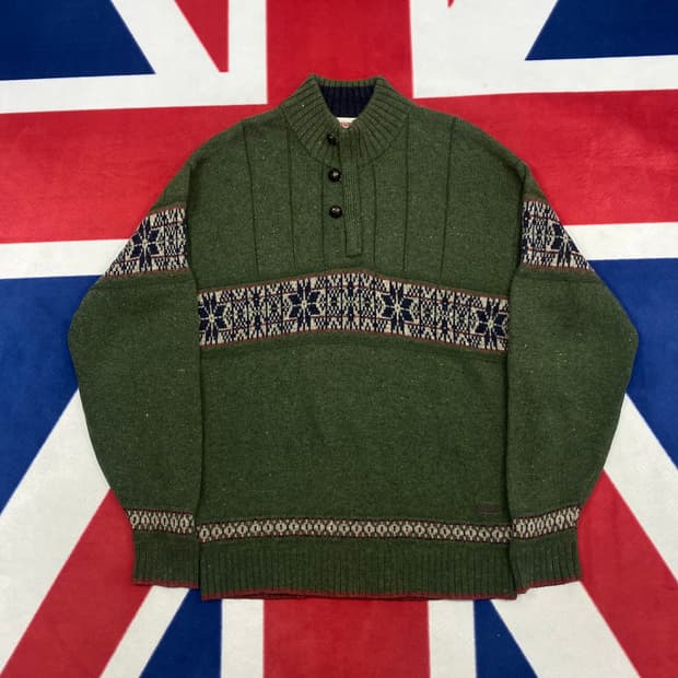 맥그리거 노르딕패턴 니트 L 