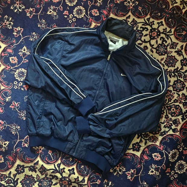 나이키(Nike) 00's 숄더 라인 스우시 로고 바람막이 자켓 XL