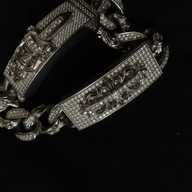 크롬하츠 모이사 풀 파베 대거ID팔찌