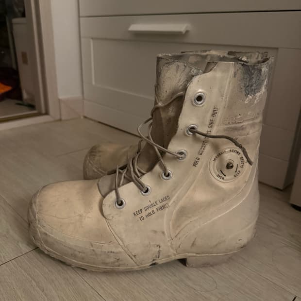 바타 버니부츠 화이트 10r