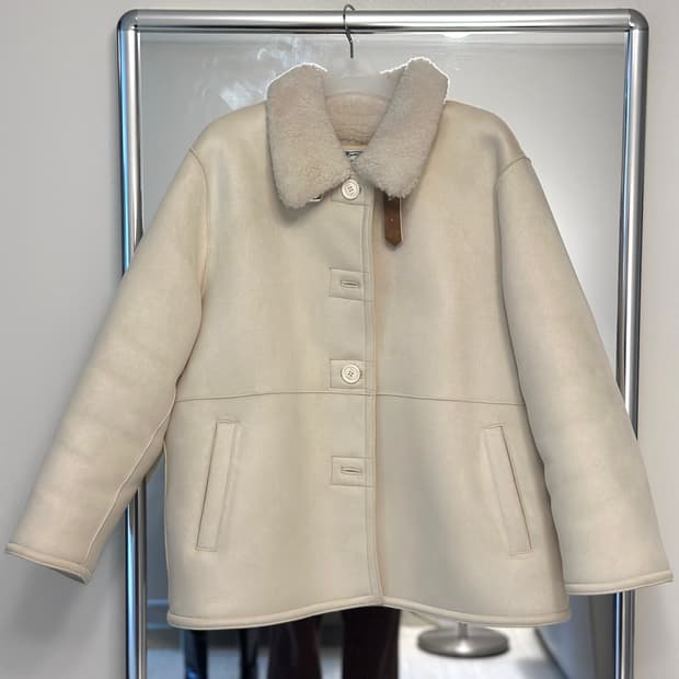 더밀루이 무스탕 크림 미니