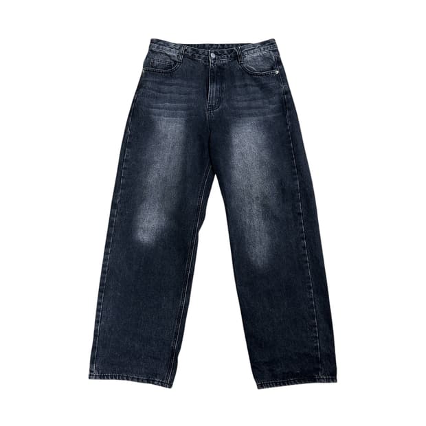 [Vintage] 빈티지 워싱 데님 팬츠 블랙