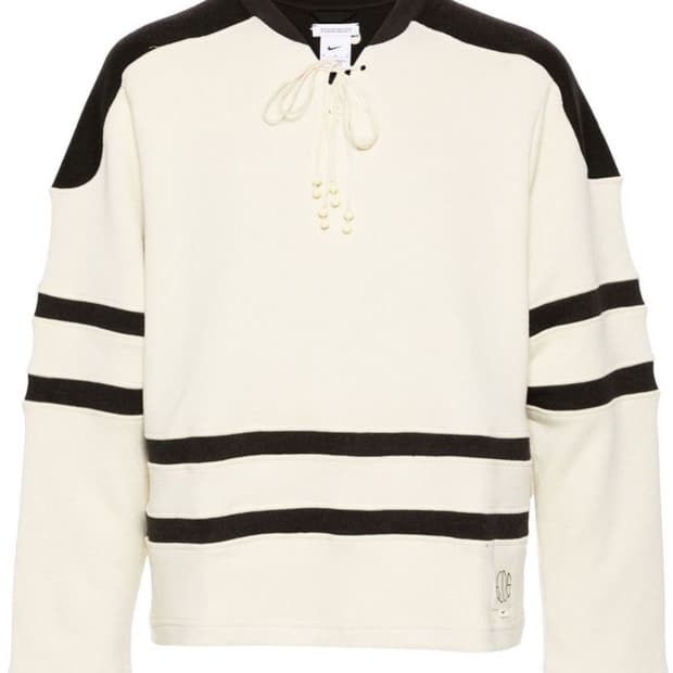 나이키 보디 레이싱 니트 스웨트셔츠 에크루 L