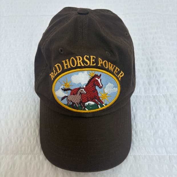 오픈와이와이 적토마 패치 볼캡 브라운