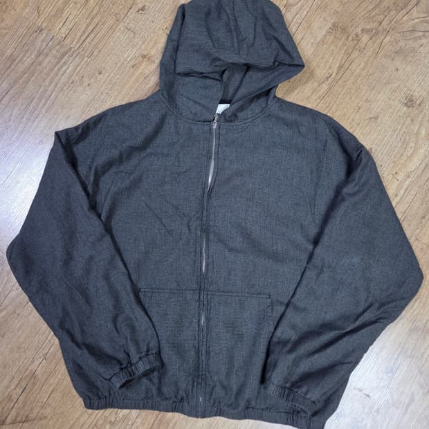 더 뤡코즈 울체크 후디 점퍼 1사이즈