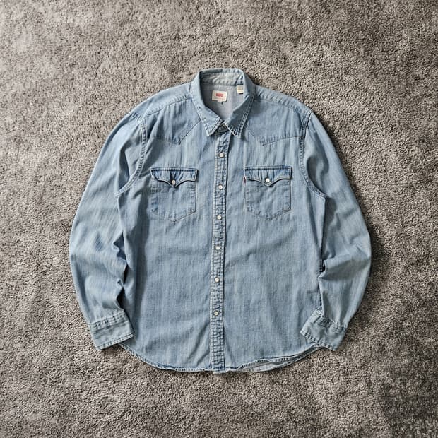[무료배송] LEVIS 긴팔 데님 셔츠