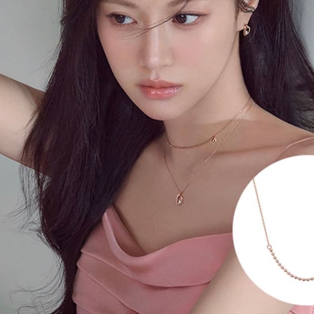 디디에두보 고윤정 목걸이 14k 미스두 목걸이