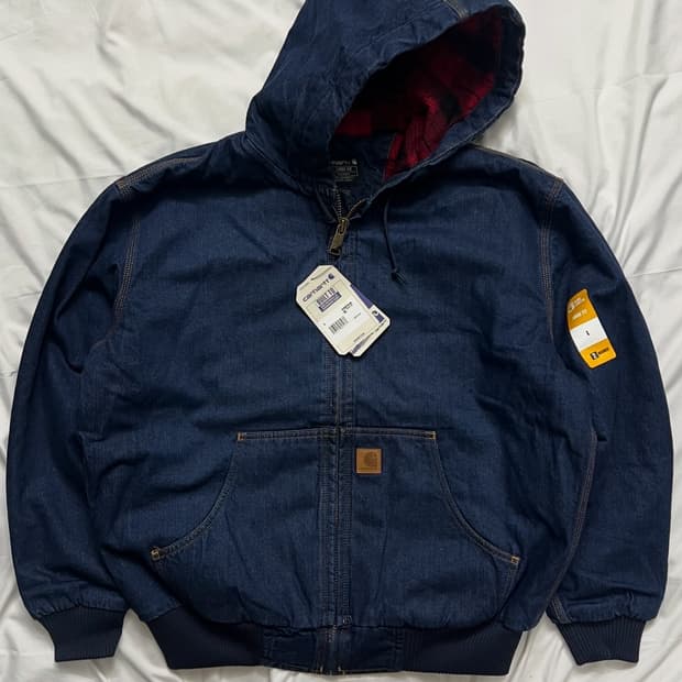 칼하트 50주년 데님 덕액티브 자켓