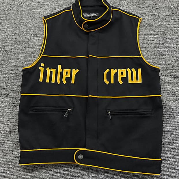 빈티지 인터크루 레이싱 조끼 L 