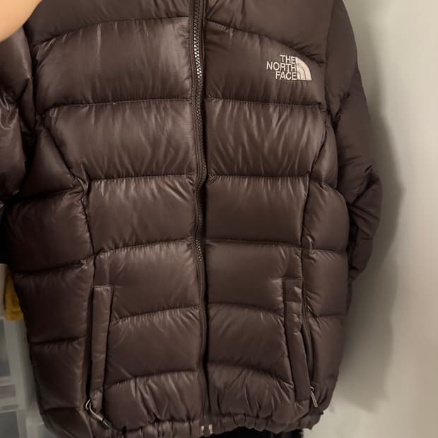 노스페이스 브라운 패딩