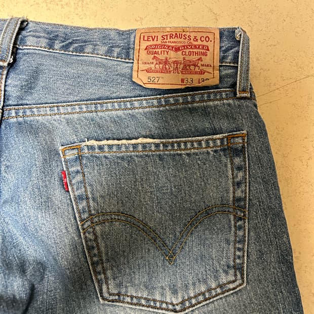 00s 리바이스 527 33x34 부츠컷