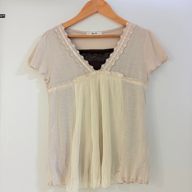 일본빈티지 페어리 레이스 블라우스