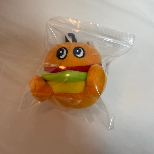 반디더핑크 햄버거 인형 키링