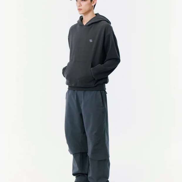 산산기어 로고 후드티