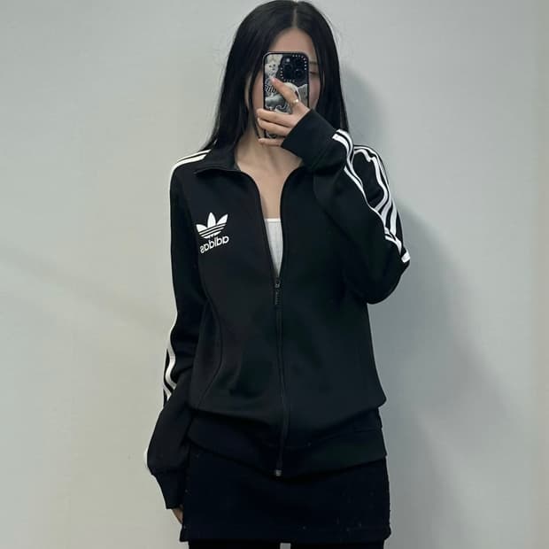 아디다스 유로파 사이드라인 블랙 트랙탑 져지