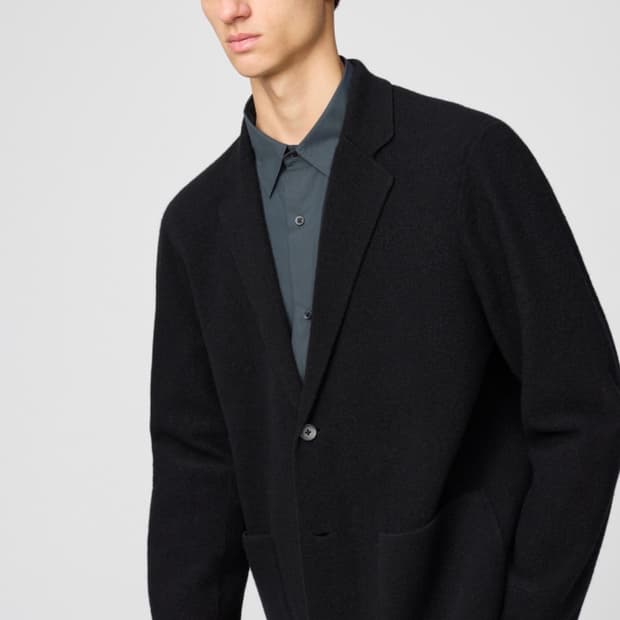 유니클로 C 니트 재킷(블레이저) XL 블랙