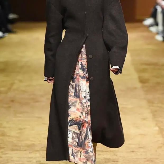 로우클래식 벨트 코트-브라운 XS