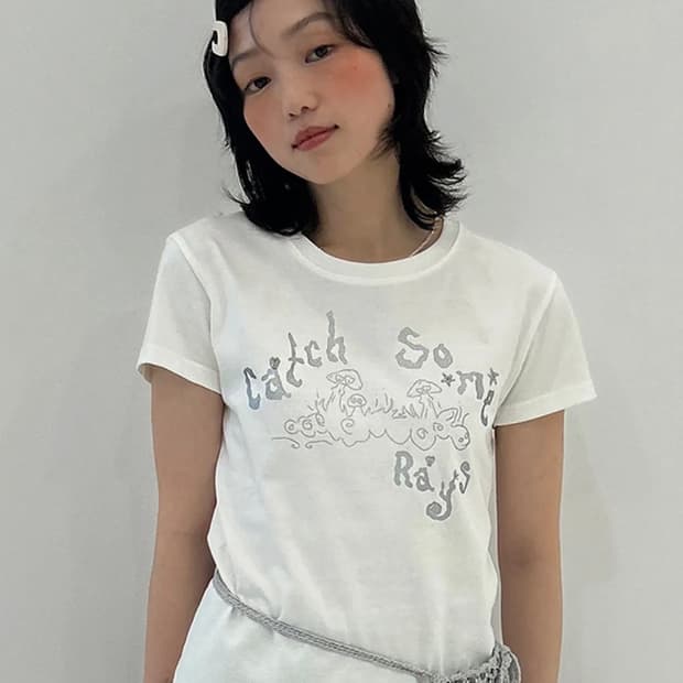 타입서비스 Catch Embroidery 반팔 티셔츠