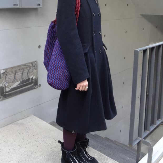 Comme des Garcons pleats coat