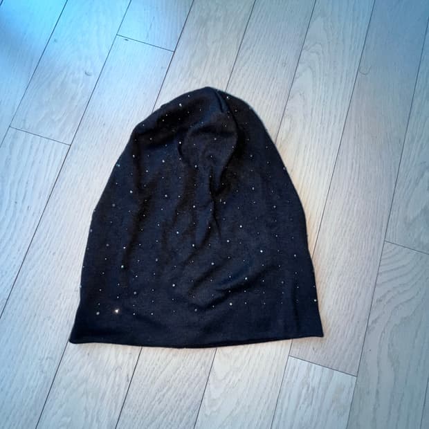 큐빅 도트 여름 비니