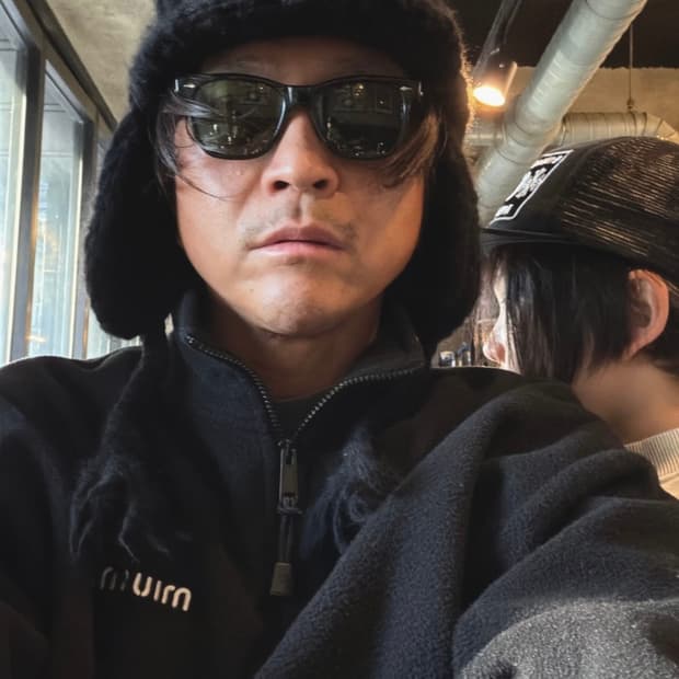 키지마 타카유키 울 이어플랩 그레이 카멜사장