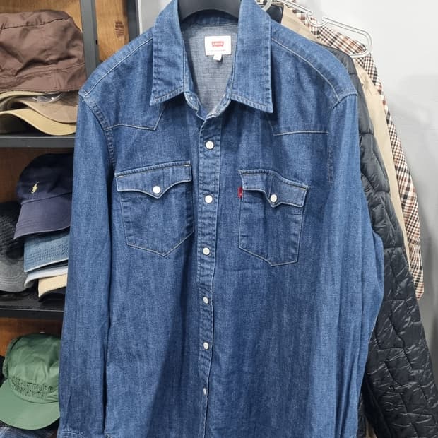 오리지날 리바이스 웨스턴 데님셔츠 100추천(m) 2번착용