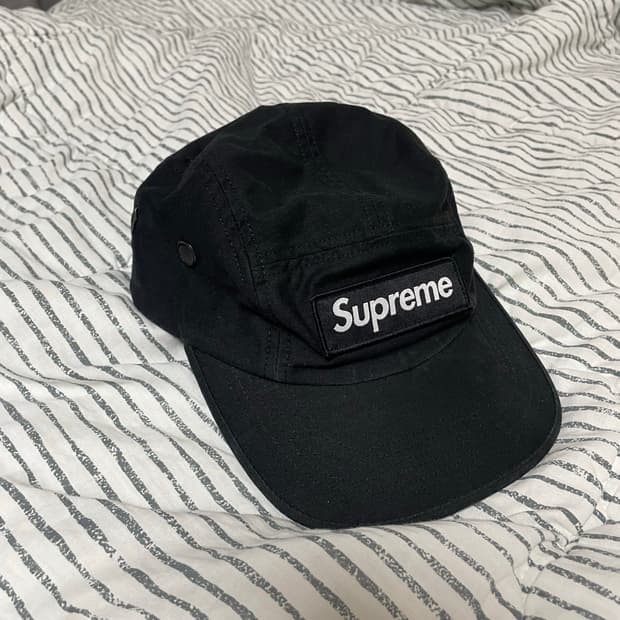 슈프림 캠프캡 24ss 블랙
