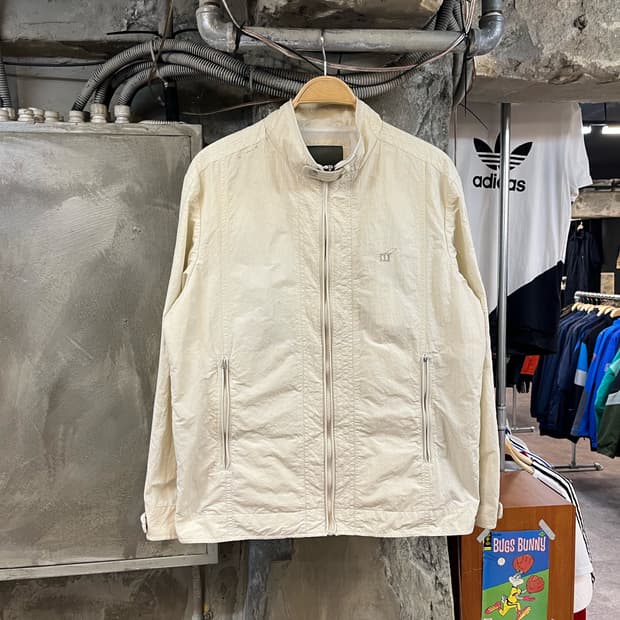 헨리코튼 자수 바람막이 자켓 아이보리 105 #csz2877