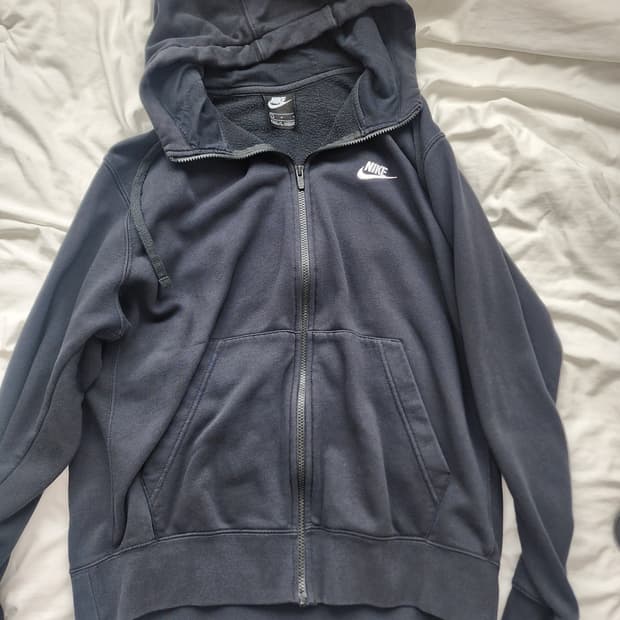 나이키 기모 후드집업