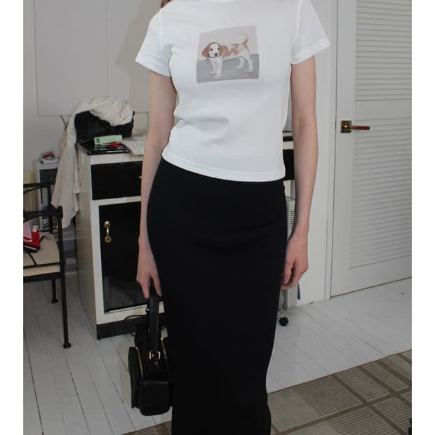 어텐즈 attends baby dog tshirt