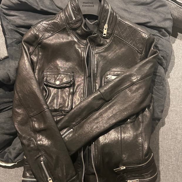 광희시장 램스킨 가죽자켓