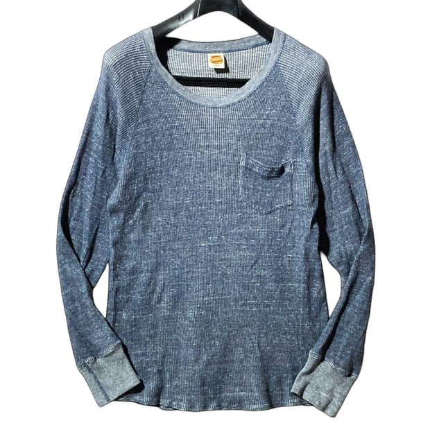 15SS 트로피 클로딩 인디고 와플 롱슬리브