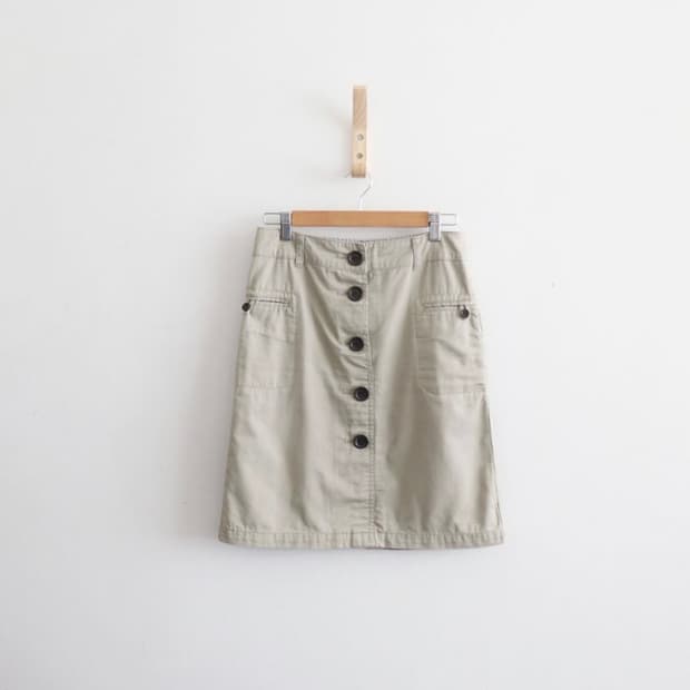 VTG beige midi skirt