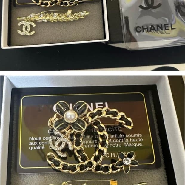 샤넬 브로치세트