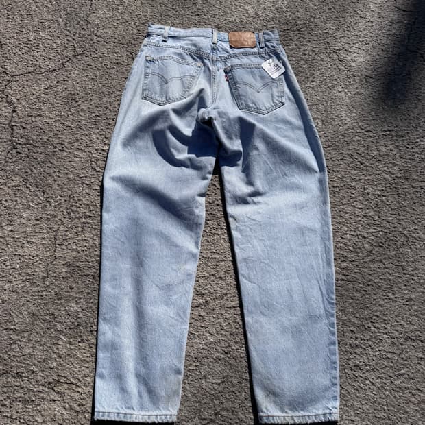 00's 리바이스 560 연청 테이퍼드 데님팬츠 B89
