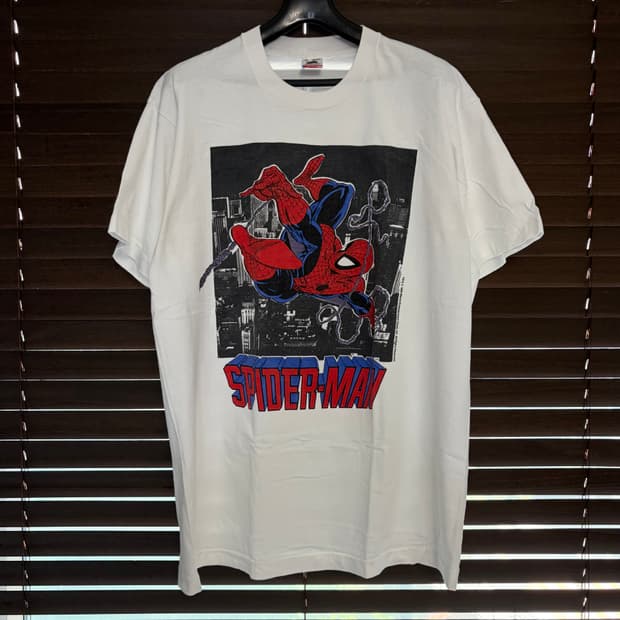 [XL] 80s 스파이더맨 빈티지 마블 코믹 이미지 티셔츠