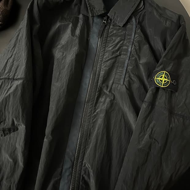 스톤아일랜드 18fw 나일론메탈 자켓 L