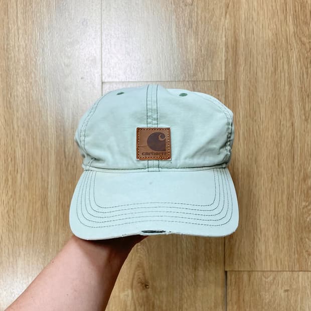 칼하트 USA 오데사 구형 민트 디스트레스드 빈티지 볼캡 모자
