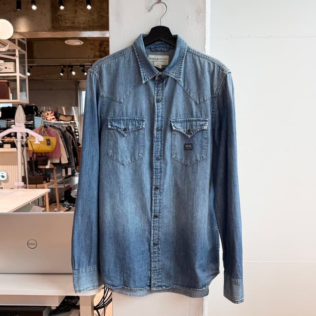 데님 앤 서플라이 데님 웨스턴 셔츠 
