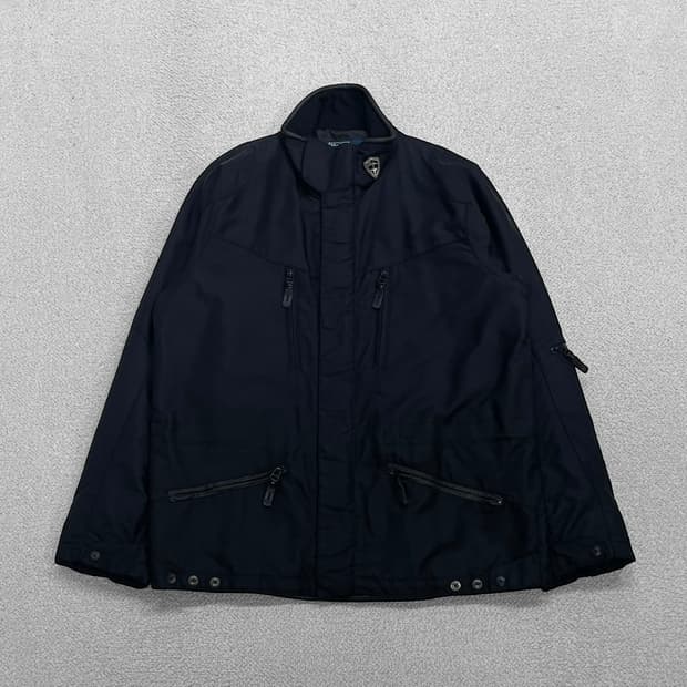 폴로 랄프로렌 유틸리티 포켓 다운 점퍼 자켓 블랙