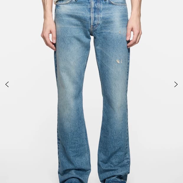 아크네 스튜디오 레귤러 핏 진 - 2010M 미드 블루 M 사이즈