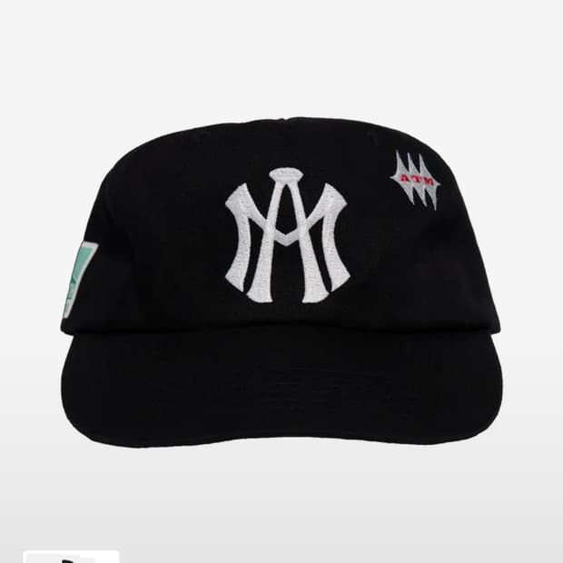 애프터매스 ATM LOGO BALL CAP Black 