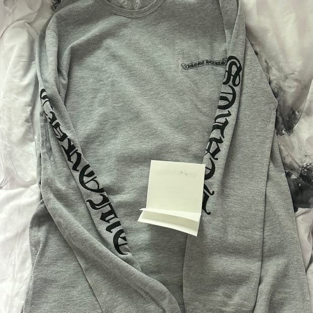 [XL] 크롬하츠 스크롤라벨 와플 써멀 롱슬리브