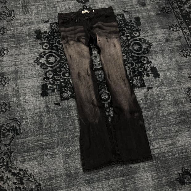 Growth in the attic 00s washing denim pa