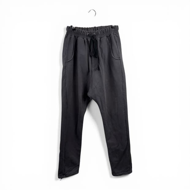 (2) 어텐션로우 피그먼트 스트링 스웻 팬츠 차콜