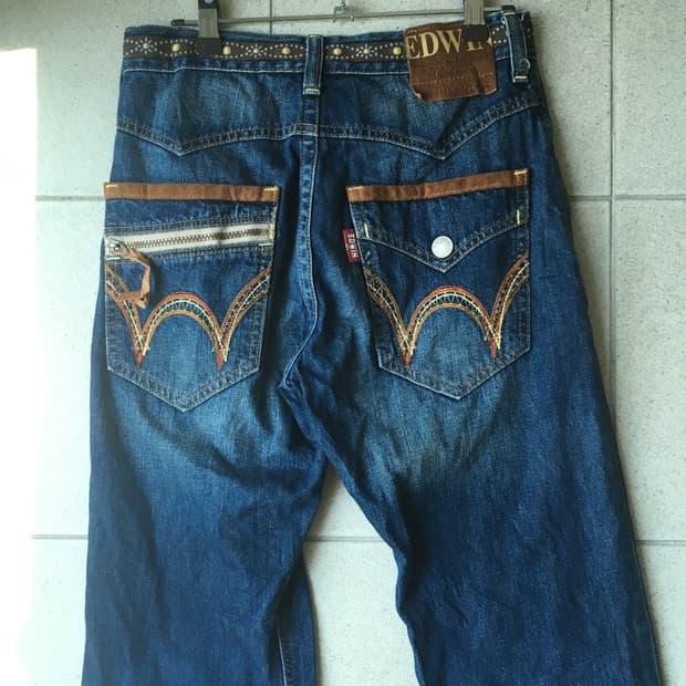 Edwin bohemian denim pants